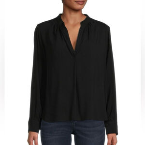 Zadig & Voltaire Tink Blouse Top Black Size Small Viscose Lightweight Flowy